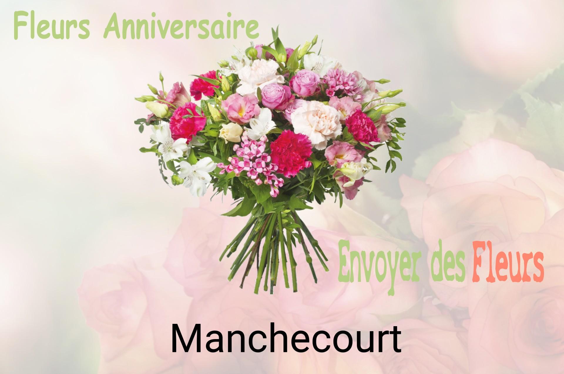 Bouquet de fleurs d’anniversaire livré à Manchecourt
